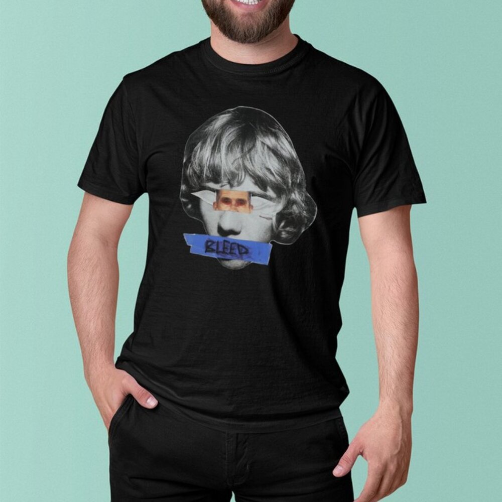 Kid Laroi Bleed Graphic Black Tee Shirt NEW!